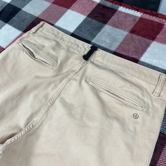 Rag & Bone Pants Mens 34x32" Standard Issue Fit 3 Slim Straight Leg Navy - Picture 4 of 11